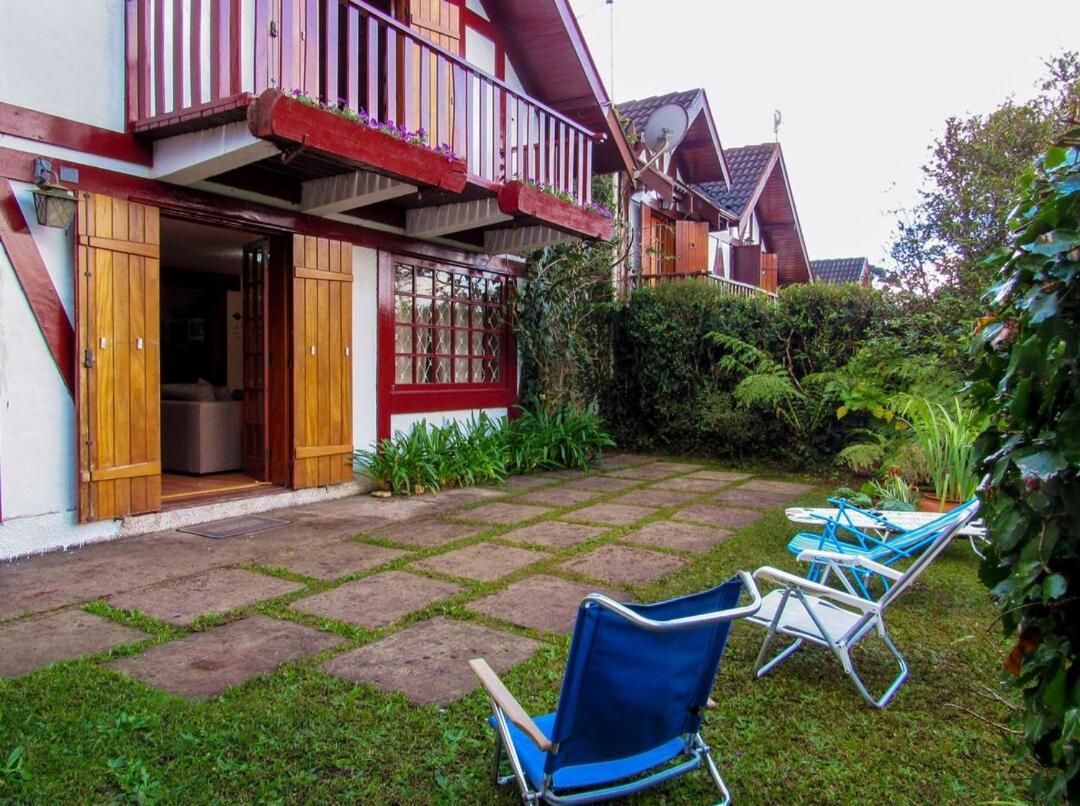 Chale Com Lareira E Wi-Fi Em Campos Do Jordao - Sp Villa Dış mekan fotoğraf