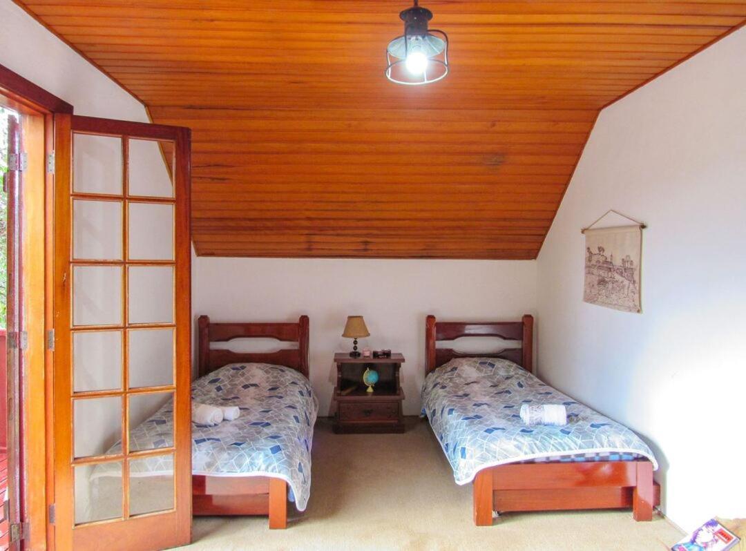 Chale Com Lareira E Wi-Fi Em Campos Do Jordao - Sp Villa Dış mekan fotoğraf