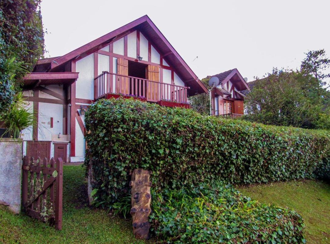 Chale Com Lareira E Wi-Fi Em Campos Do Jordao - Sp Villa Dış mekan fotoğraf